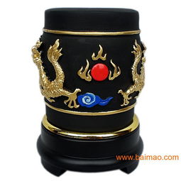 炭雕筆筒 高端商務辦公的精致之選